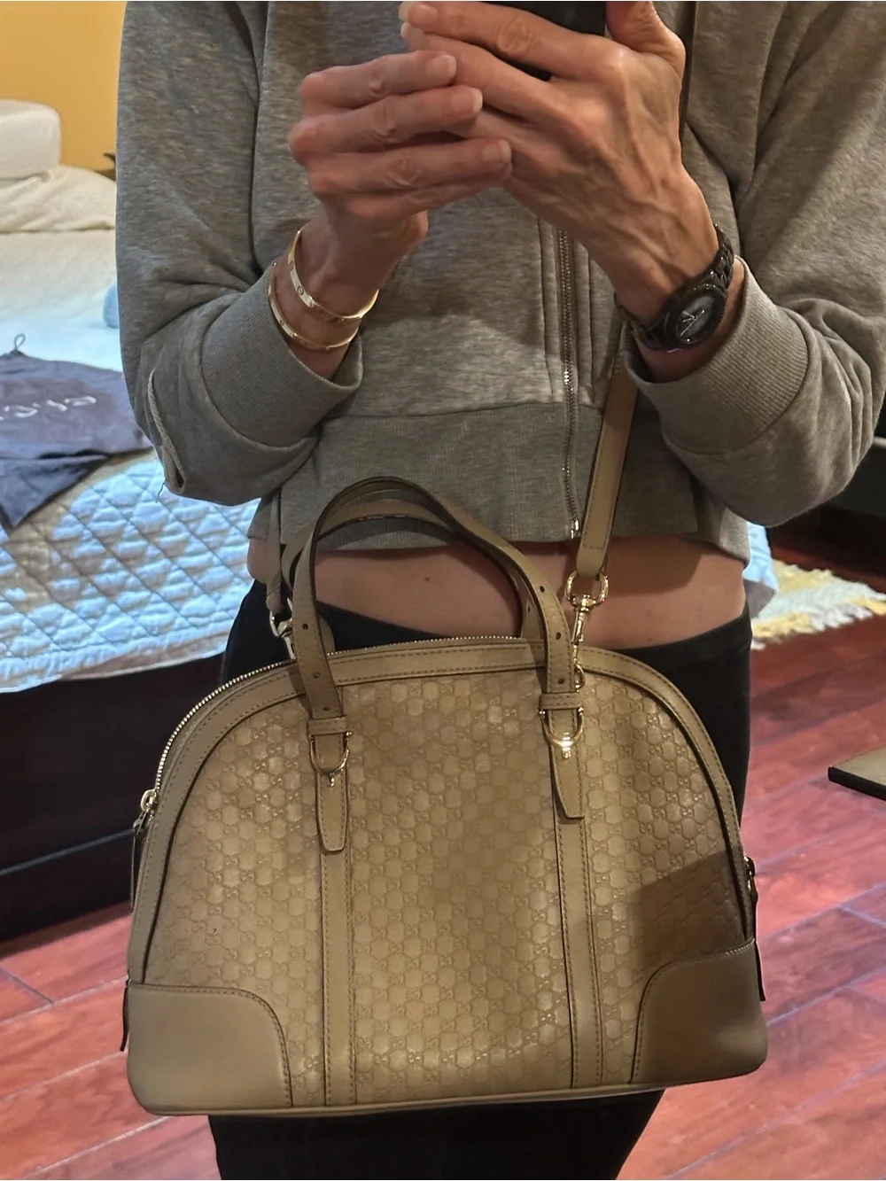 Gucci structured dome